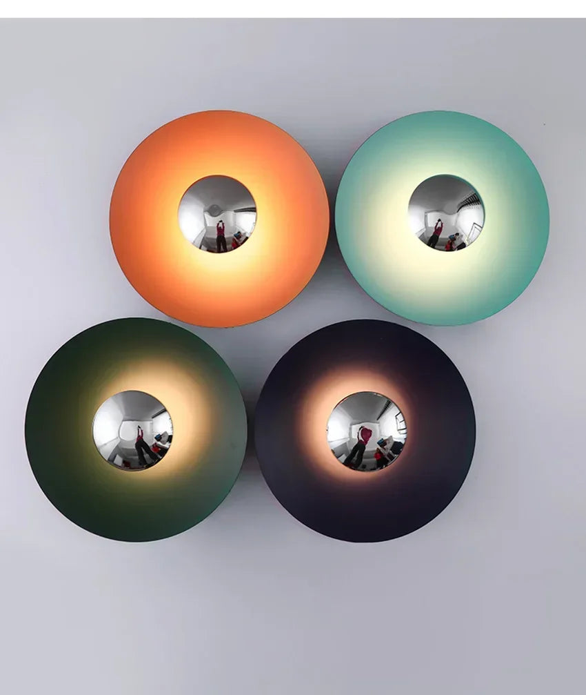Modern Minimalist Designer Led Wall Light Dish Foyer