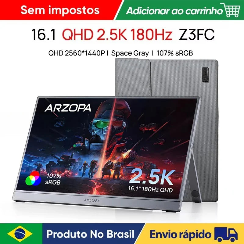 Arzopa 16 1inch 180hz 5k 107 Srgb Monitor