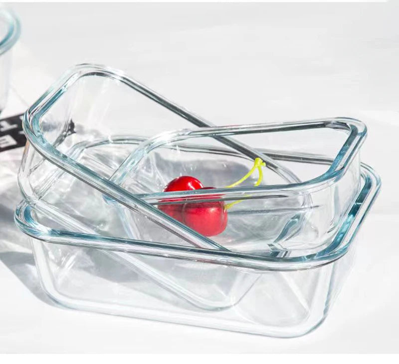 Style Lunch Box Glass 1050ml Microwave Bento Box