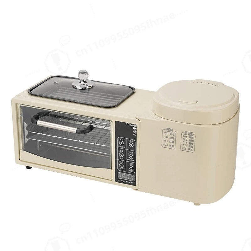 Frying Pot Electric Oven Rice Cooker 4-In-1 Sandwich