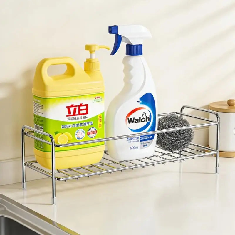 Countertop Organizer In Stainless Steel Dedicated Sponge Holder