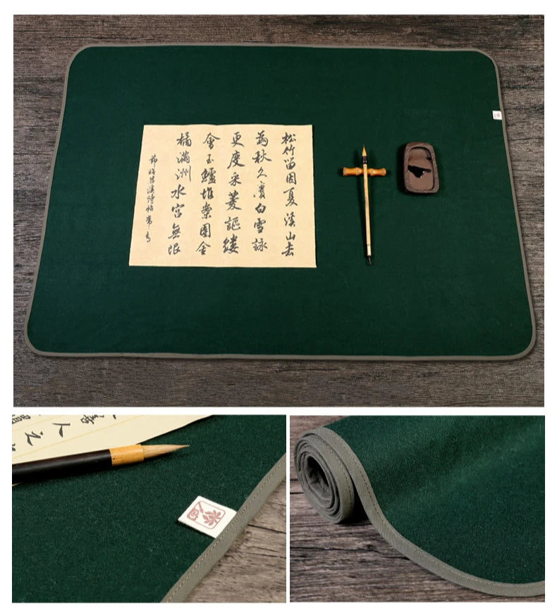 Washable Calligraphy Painting Wool Felt Pad Woolen Fiber