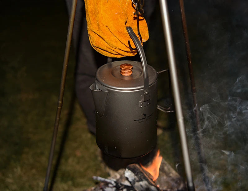 Boundless Voyage 5l Titanium Kettle Camping Coffee 500ml