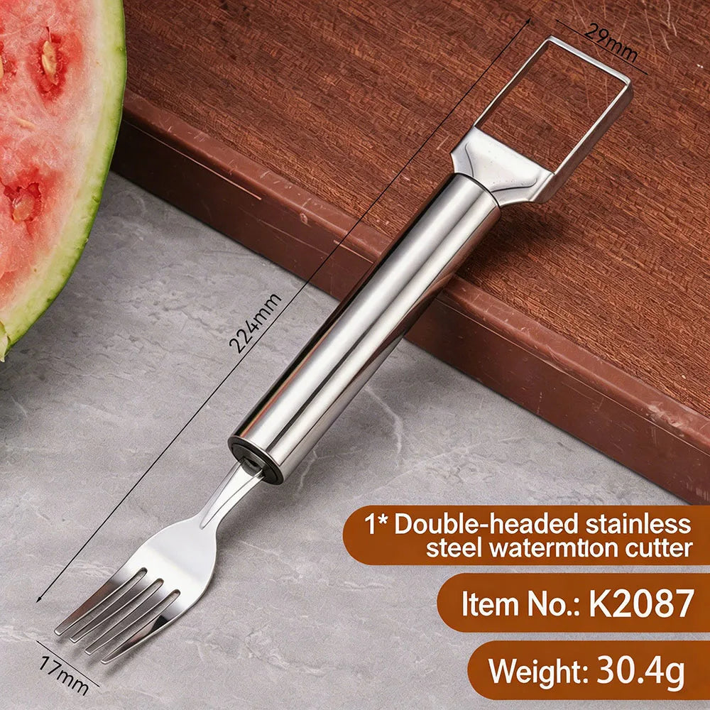 Stainless Steel Watermelon Open Double Head Fruit Splitter