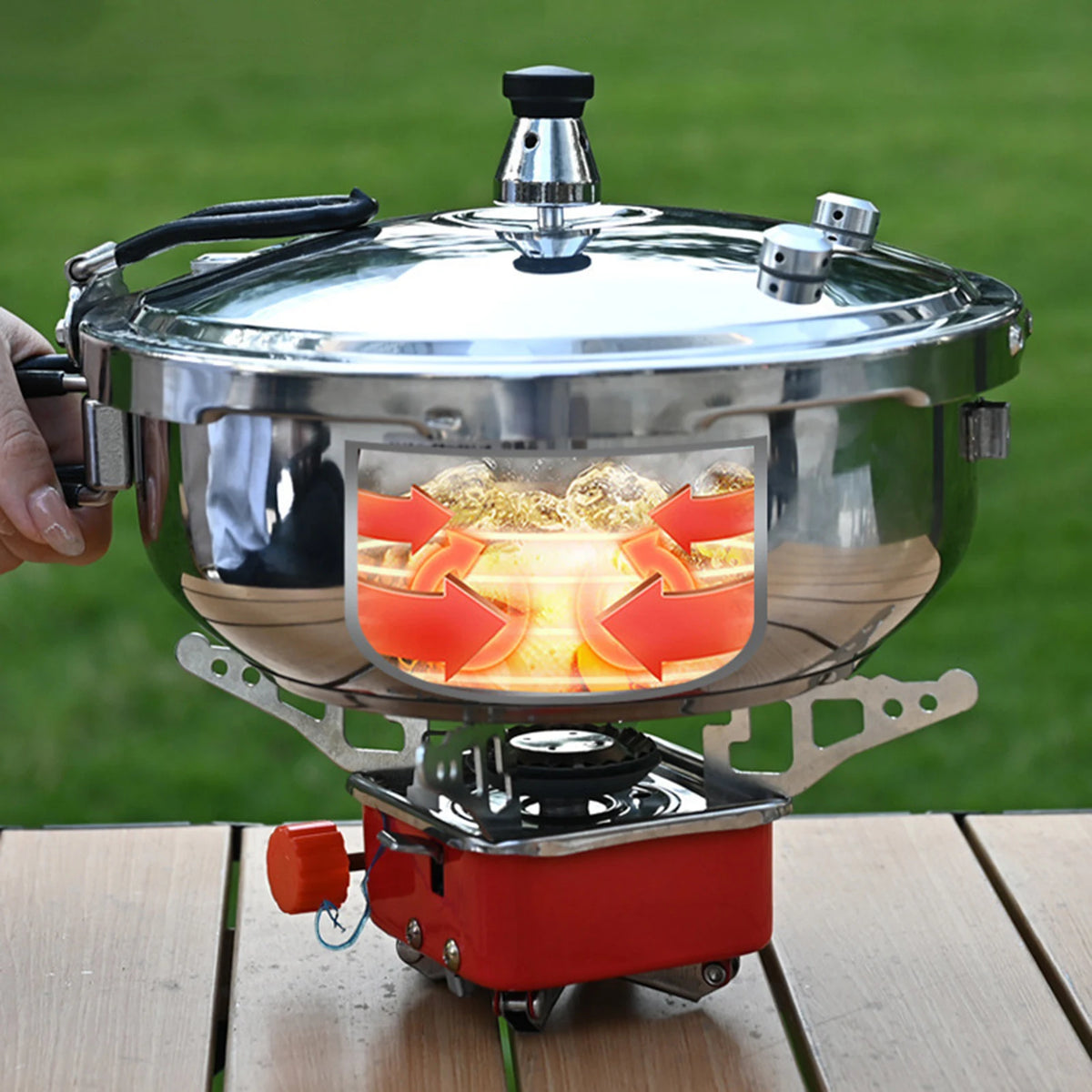 Pressure Cooker Large Capacity Instant Cooking Pot Canning