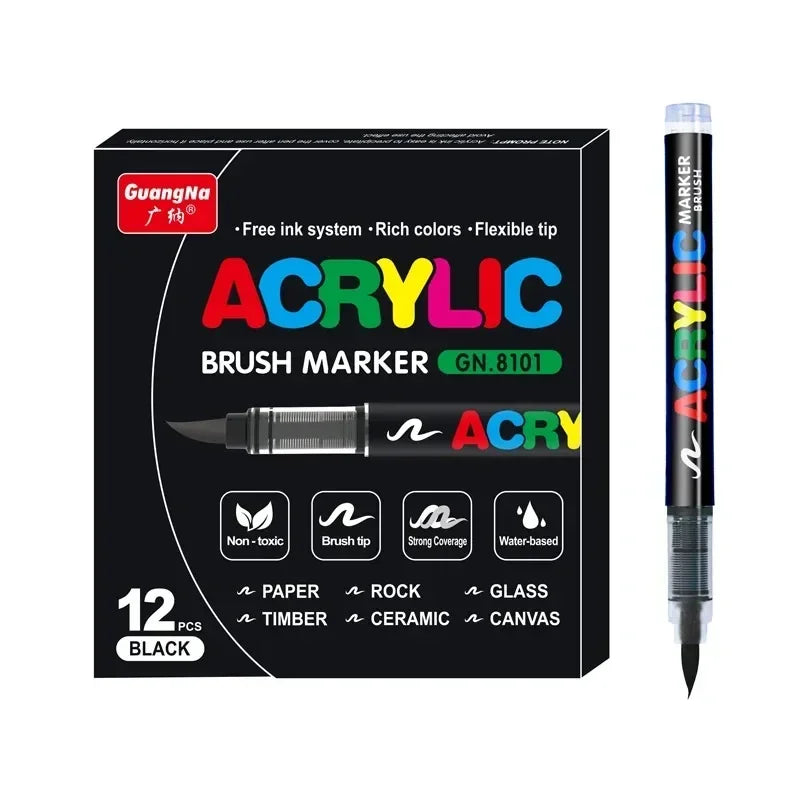 Guangna 12-120/240-360 Colors Acrylic Paint Pen Markers Acrylic
