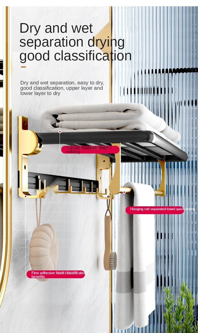 Bathroom Holder Toilet Paper Holder Towel Rack Toilet
