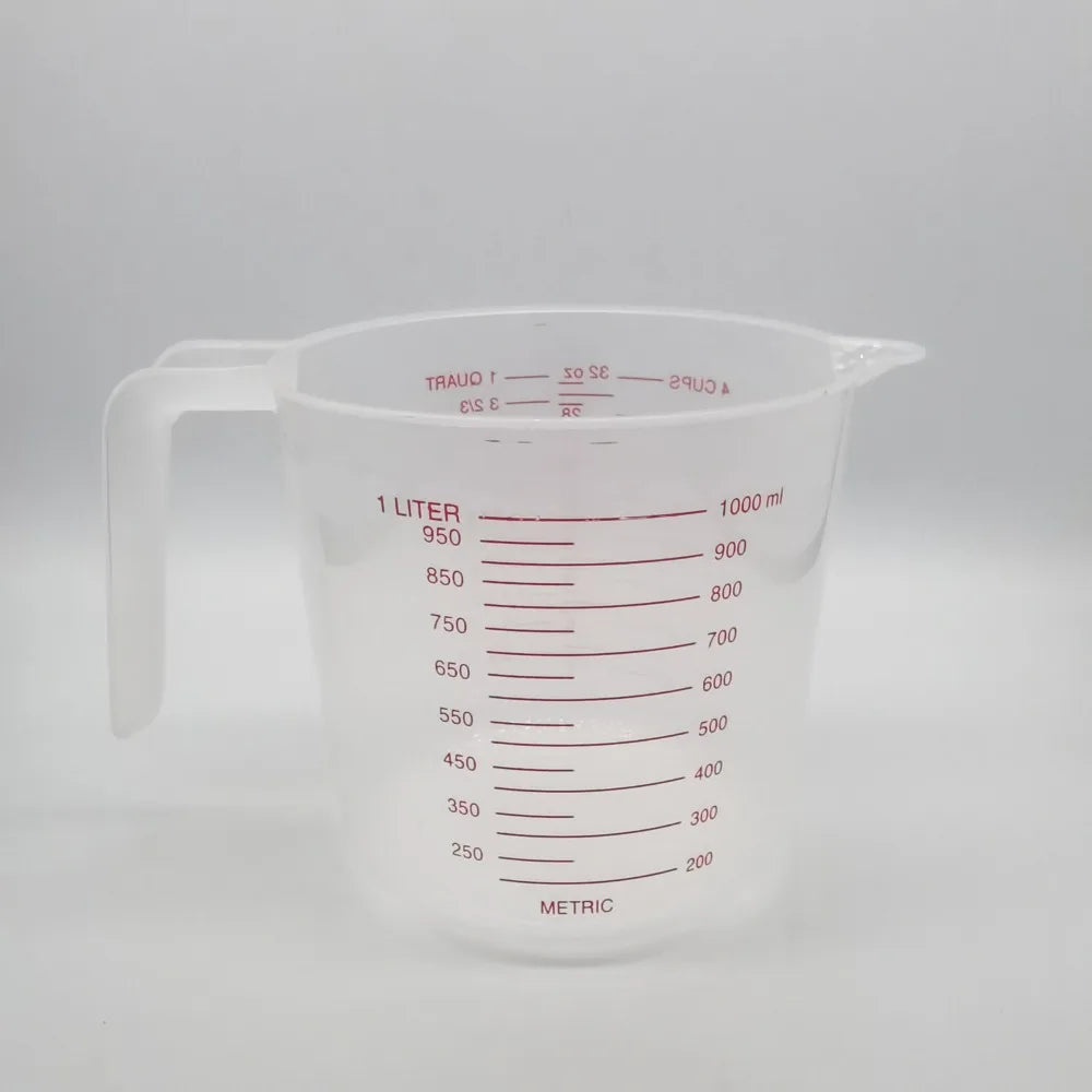 Cup Marking Clear Plastic Measuring Cup Spout Handles