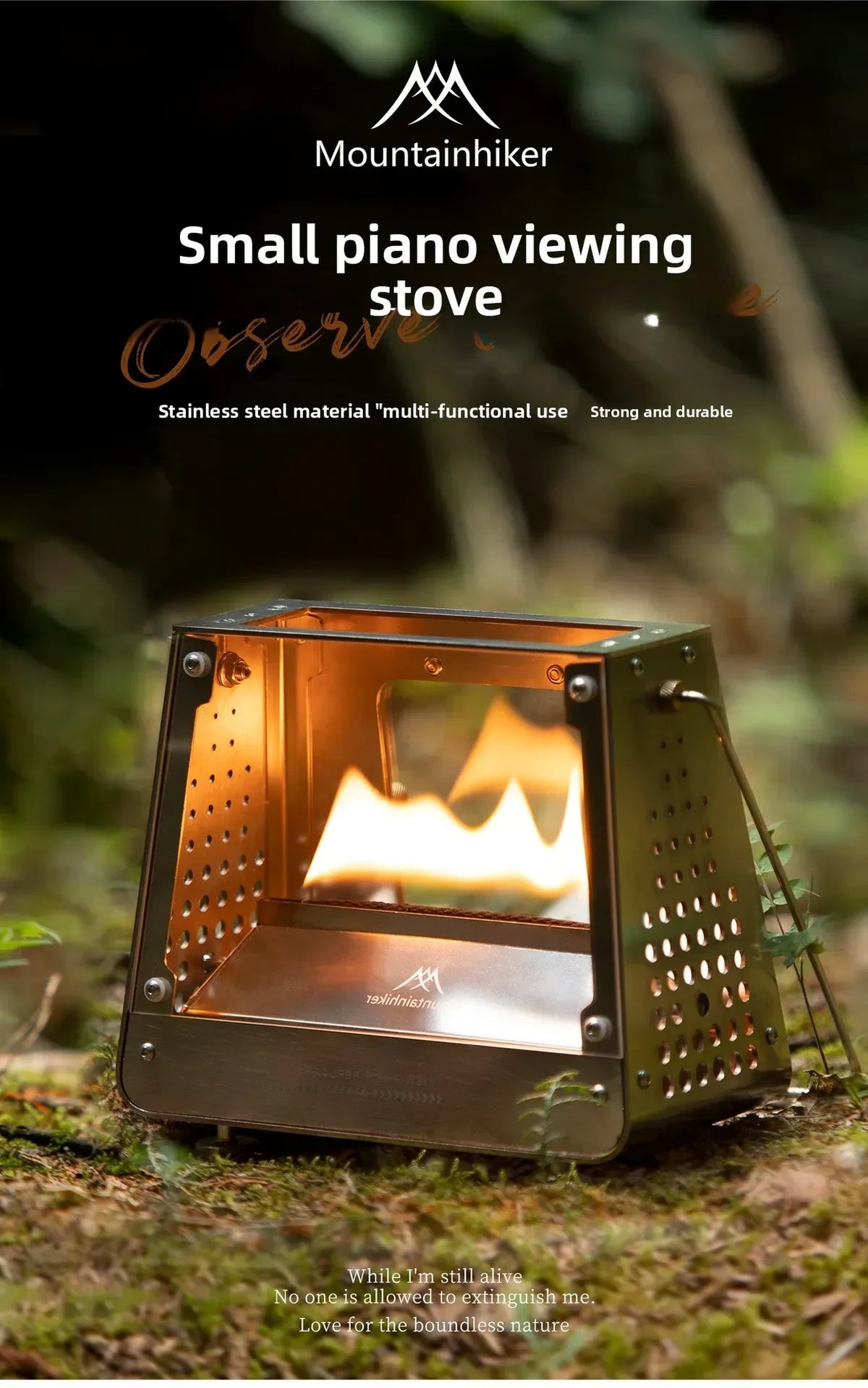 Mountainhiker Lightweight Mini Fire Stove Outdoor Camping