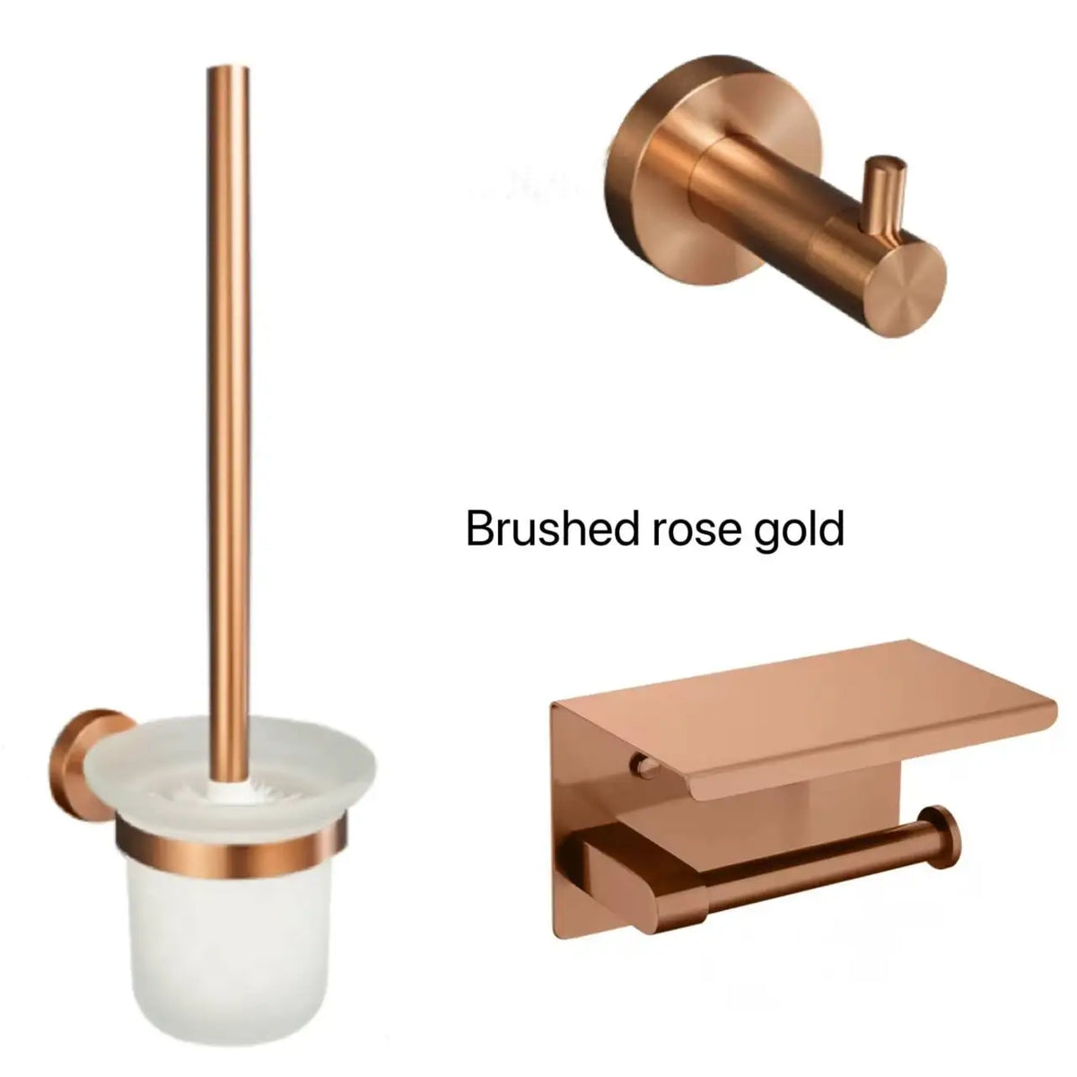 High Quality Brushed Rose Gold Bathroom Pendant Towel