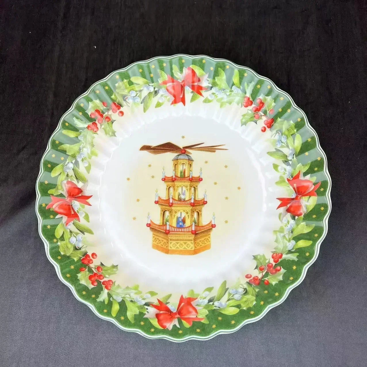 Selling German Bao Tableware Christmas European Dinner Plate