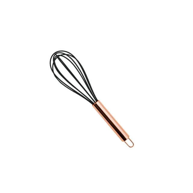 1-Pack Silicone Utensils Non-Stick Cooking Gold Plated Heat