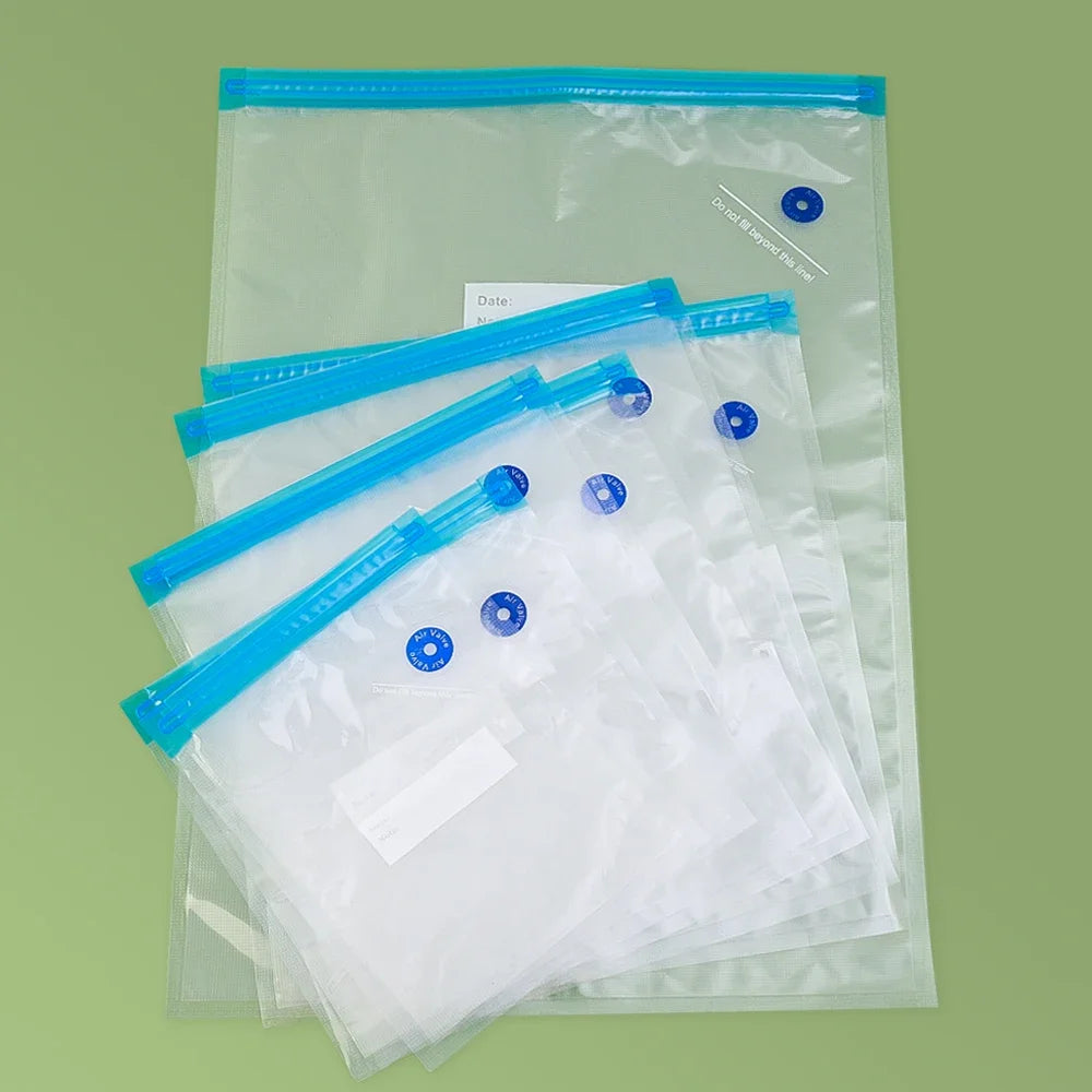 20/10pcs Reusable Vacuum Sealer Bag Air Valve Pump