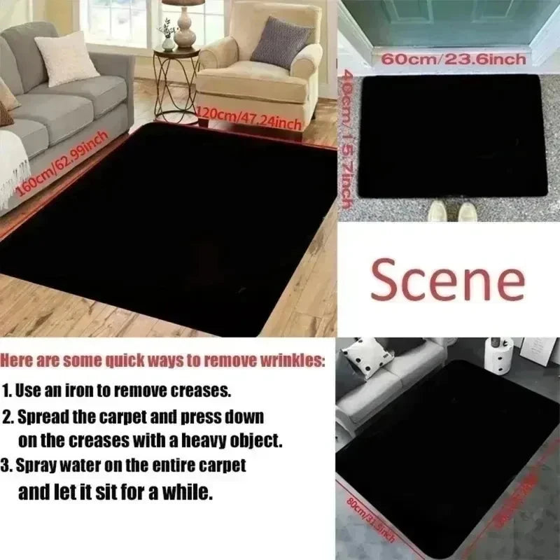 Vikama Vintage Flower Living Room Carpet Soft Easy