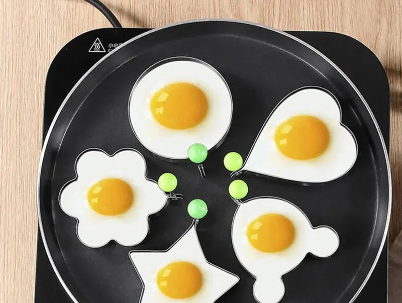 Stainless Steel Fried Egg Shaper Mould Maker Breakfast