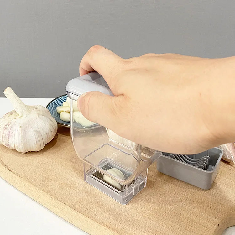 Pressing Garlic Grinding Grater Cutter Cooking Garlic Peeler