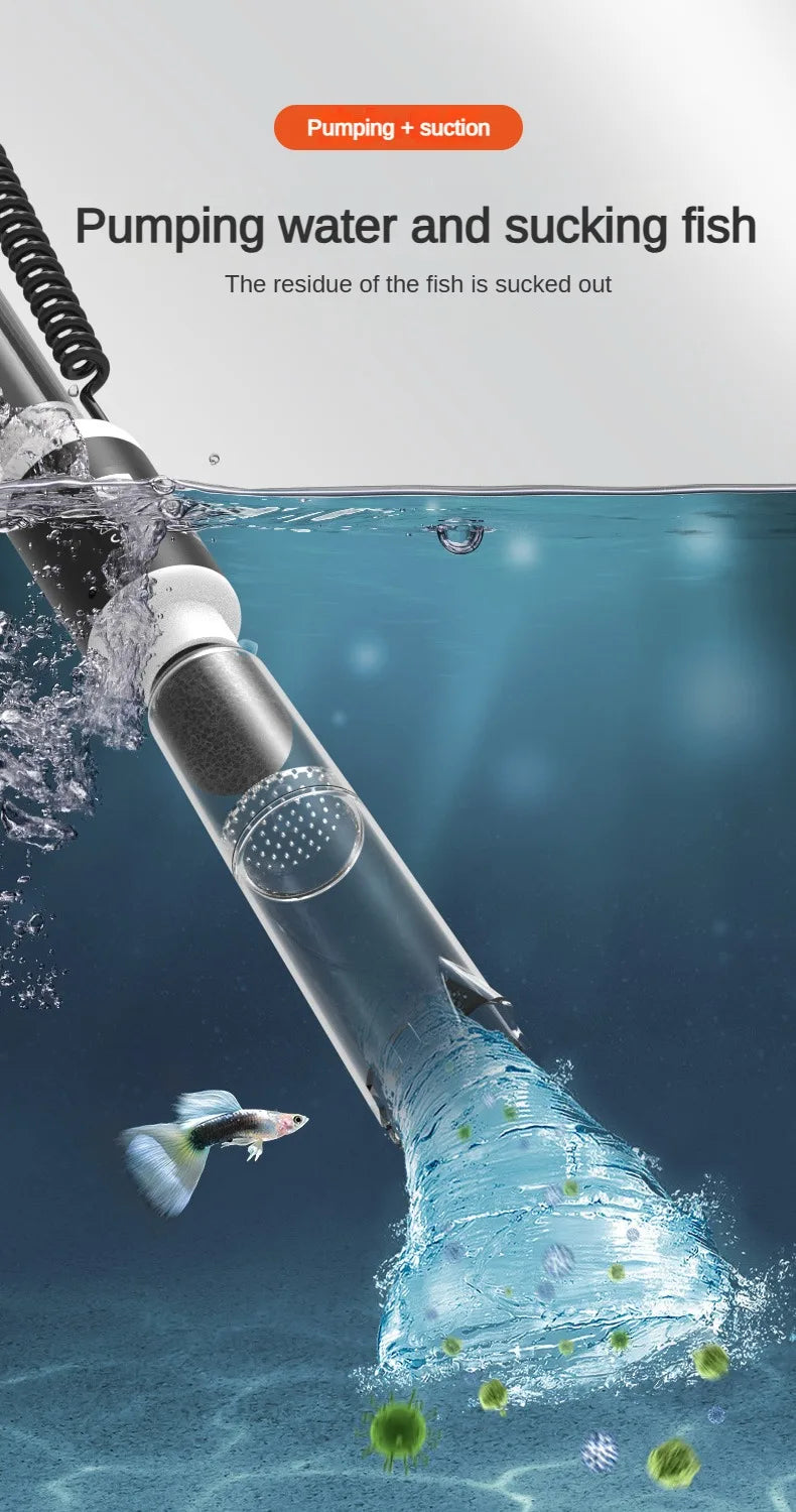 Fish Tank Water Exchanger Wireless Electric Water Pump