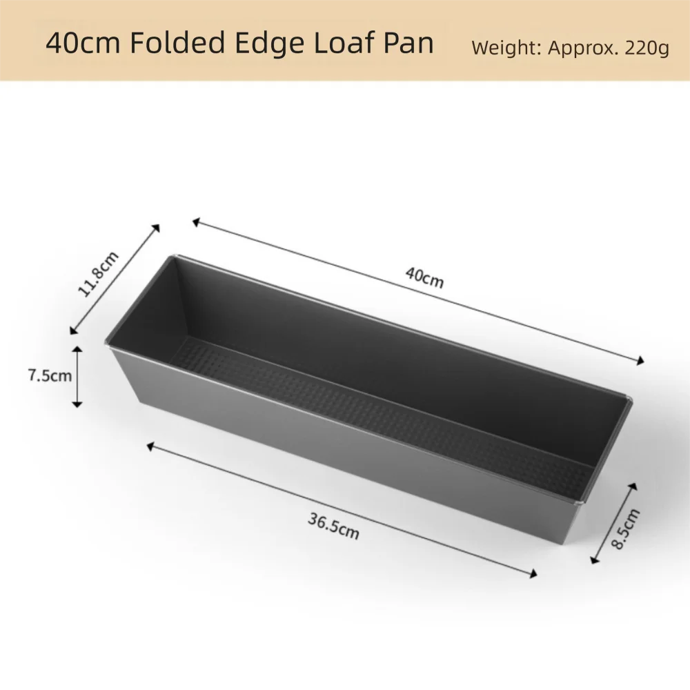 Thickened Carbon Steel Rectangle Loaf Pan Nonstick Baking