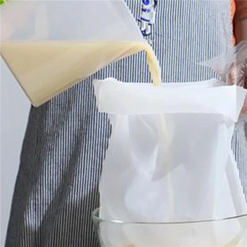 Nylon Filter Bags Vegetable Milk Strainer Sieve Drain