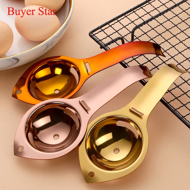 1pc Egg Separator Stainless Steel Egg Yolk White
