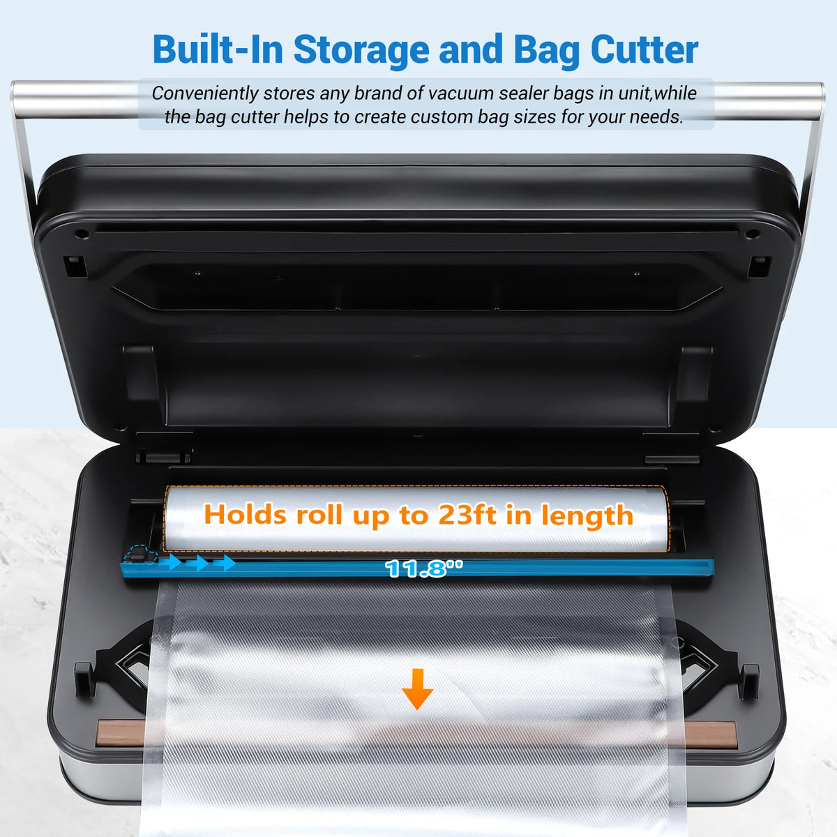Inkbird Ink-Vs04 Large Vacuum Sealer Dry/Wet/Liquid Food Sealed