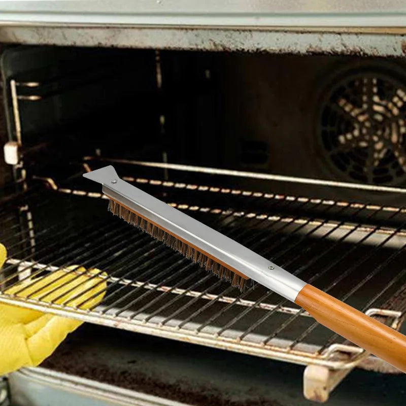 Pizza Oven & Stone Brush Scraper 21in Clean