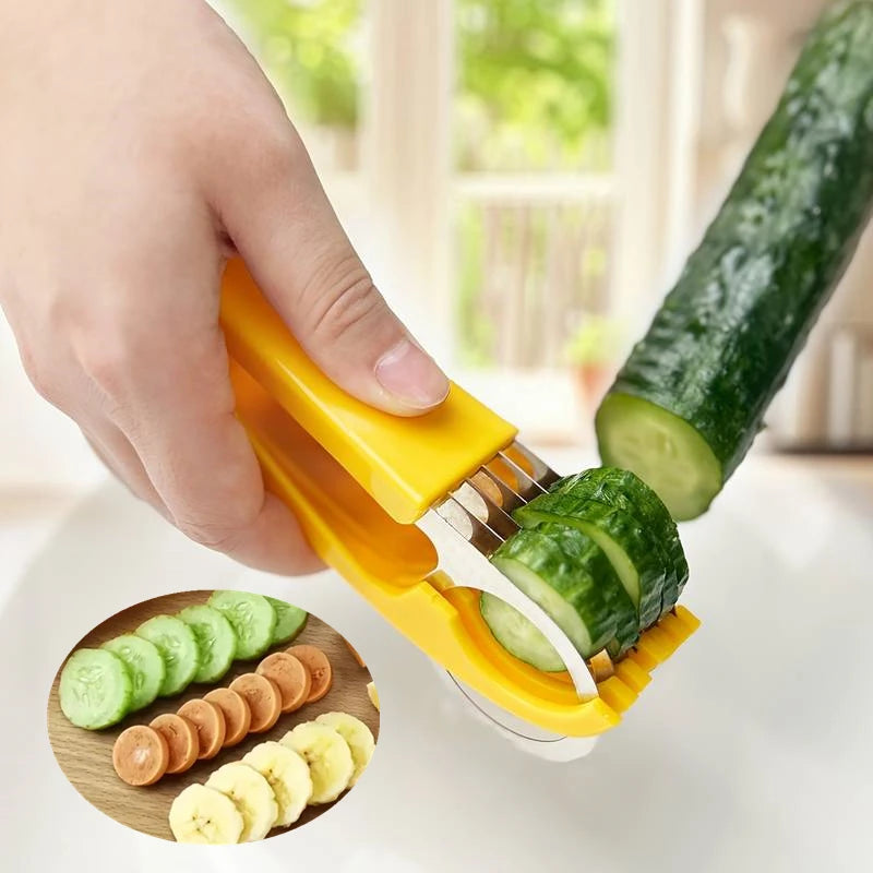 Vegetable Chopper Banana Cucumber Slicer Fruit & Vegetable