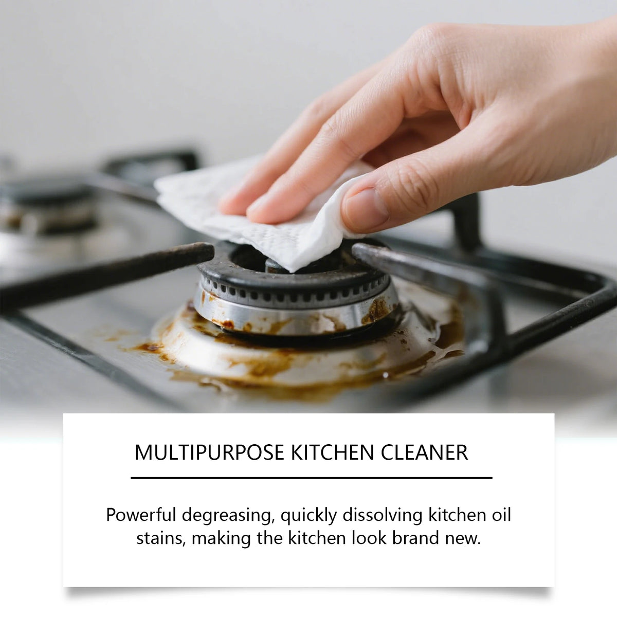 Grease Cleaner Spray Powerful Dissolve Stubborn Oil Stains