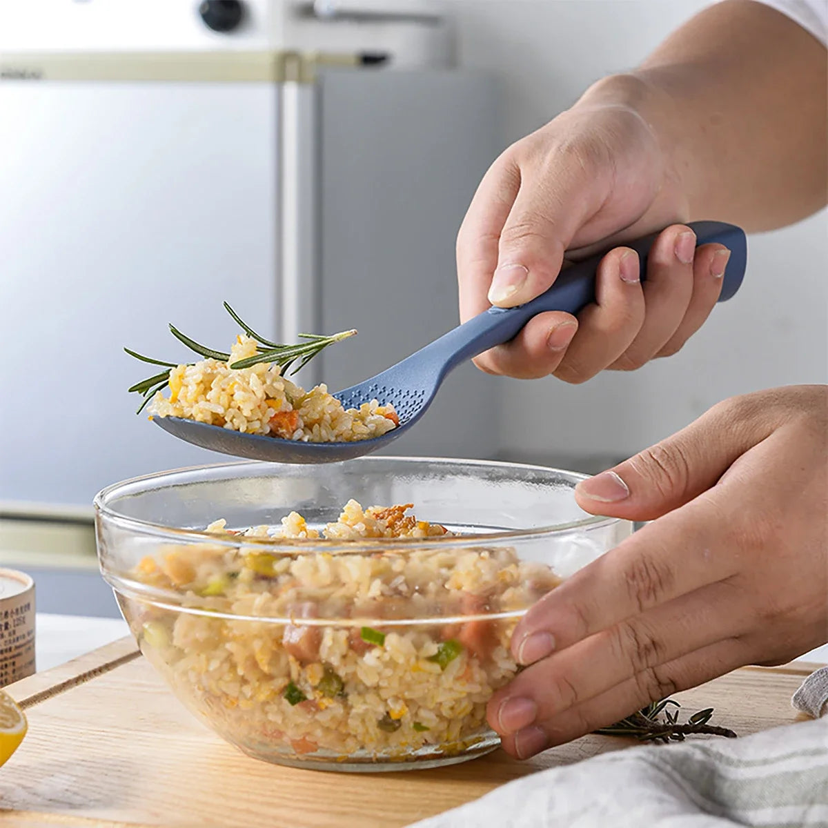 1pc Food Grade Silicone Rice Spoon Non Stick