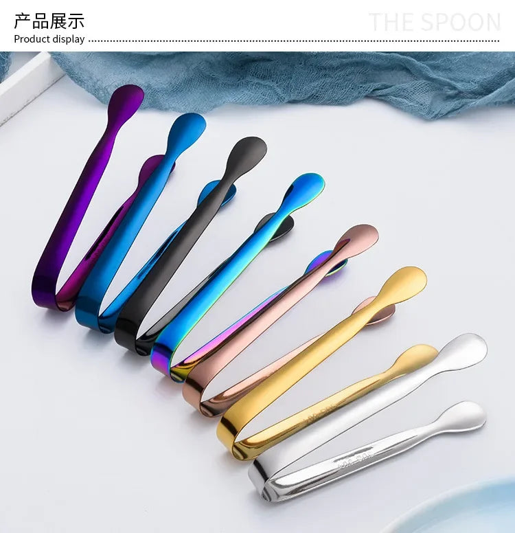 Toolbar Cooking Utensils Ice Tongs Sugar Cube Multicolor