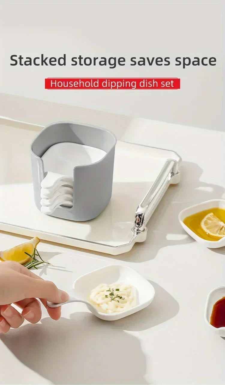 7pcs/Set Sauce Dish Food Sauce Dish Dipping Dish