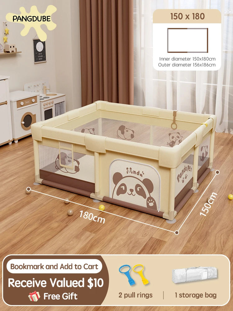 Pangdube Crocodile Baby Play Fence Storage Bag &