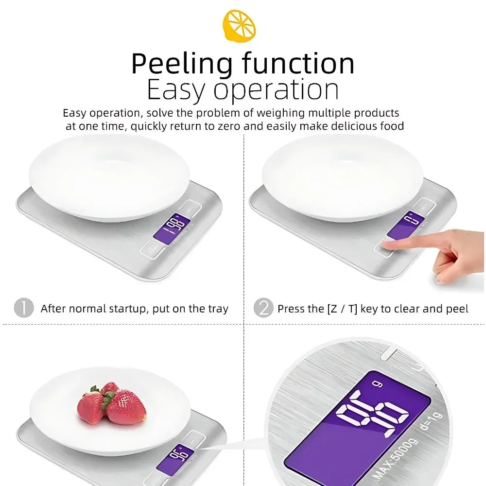 Digital Scale Multi-Function Weighing Scale Lcd Display Usb