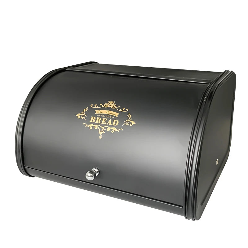 Metal Bread Box Black Bread Bin Bread Storage