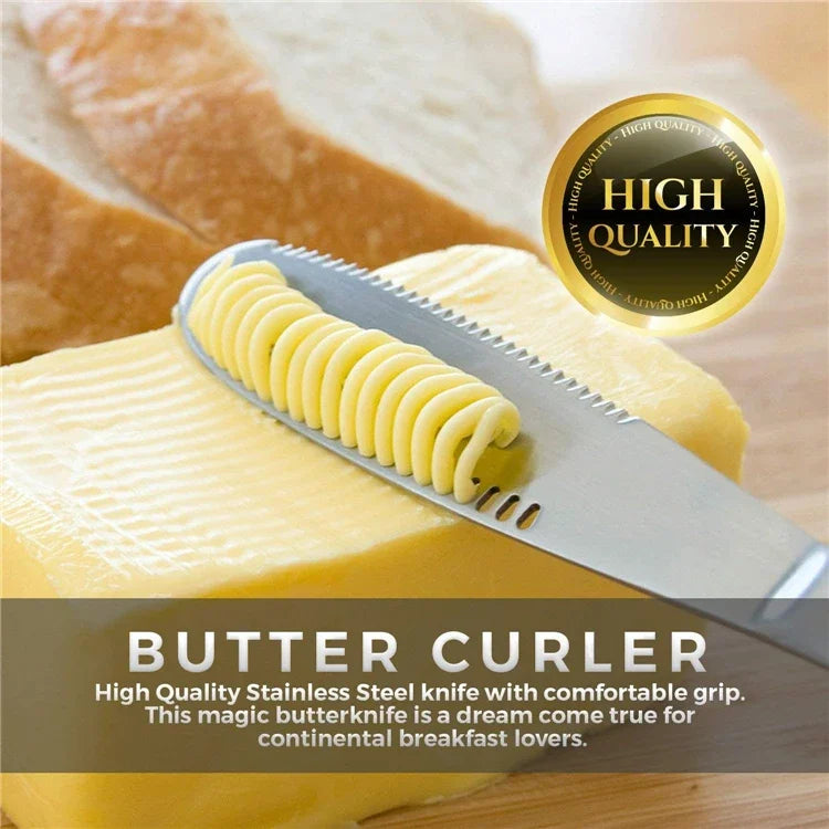 Butter Knife Holes Cheese Dessert Knife Stainless Steel