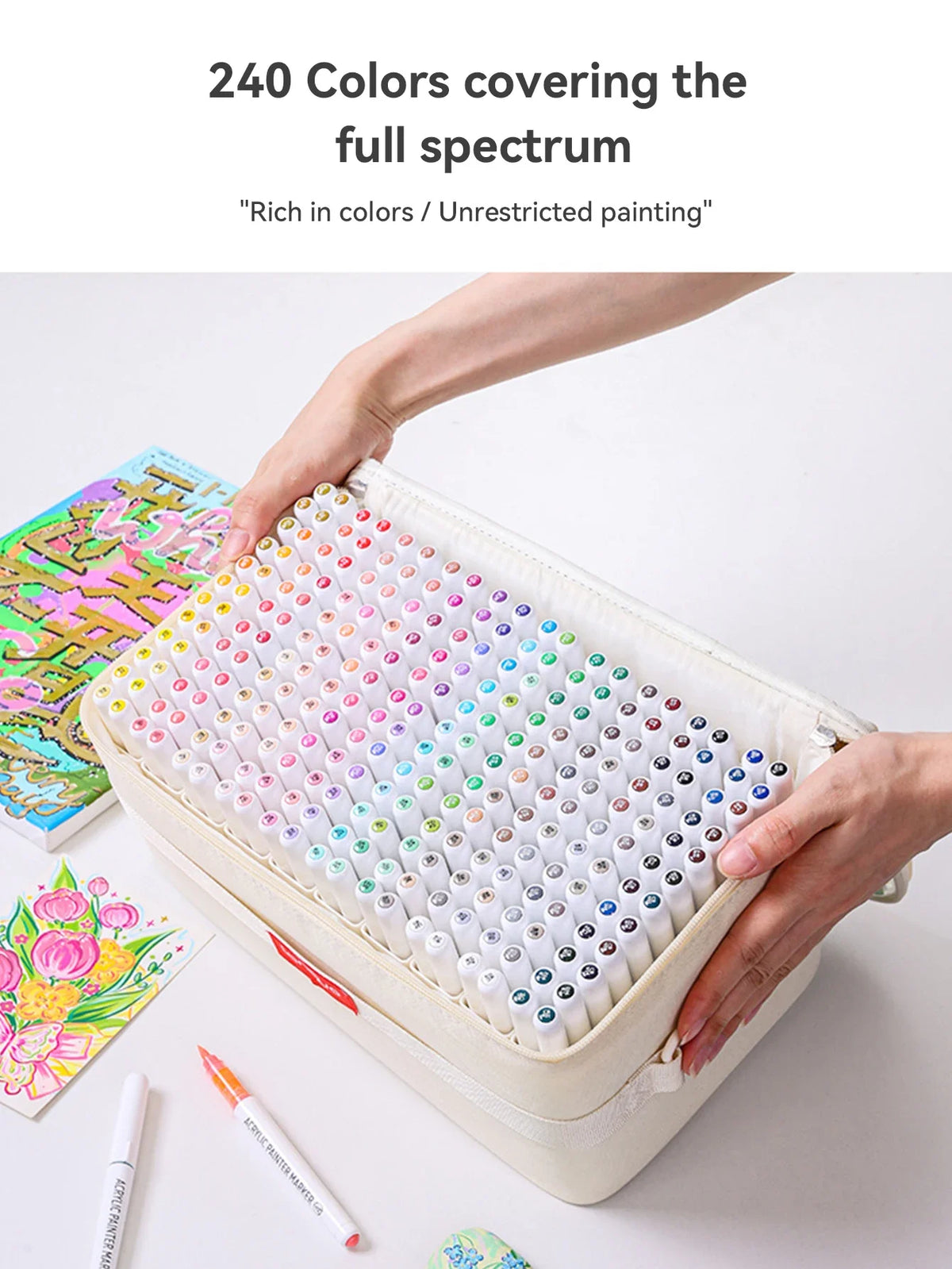Languo 96-240 Colors Direct Liquid Colors Acrylic Paint