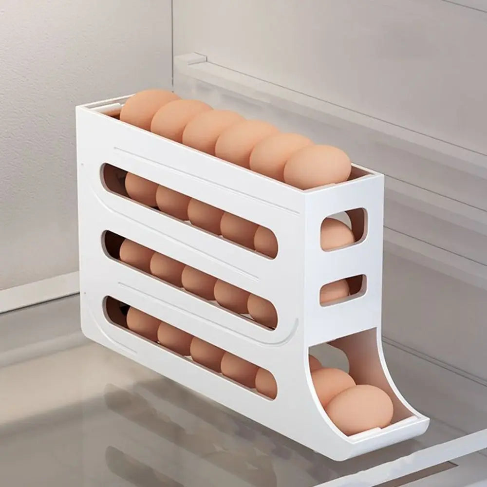 Practical Refrigerator Egg Storage Box 30 Grids Plastic