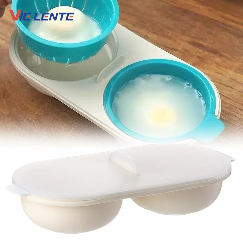 Creative Egg Poacher Food Grade Pans Double Cup