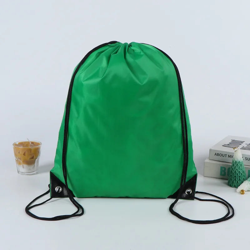 10-100pcs Customized Drawstring Backpack - Lightweight Outdoor