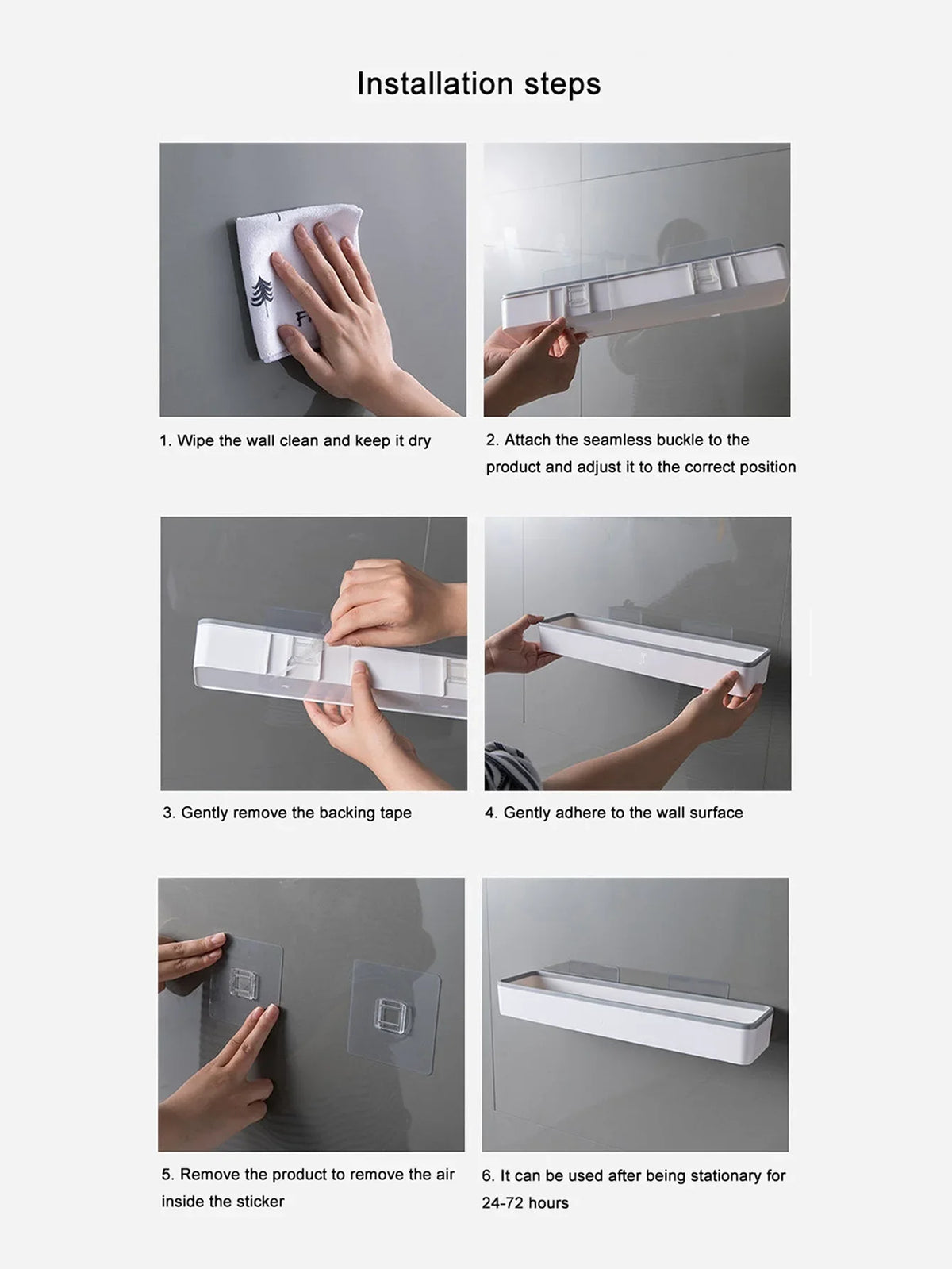 1pc Toilet Bathroom Storage Cabinet Rack Wall Hanging