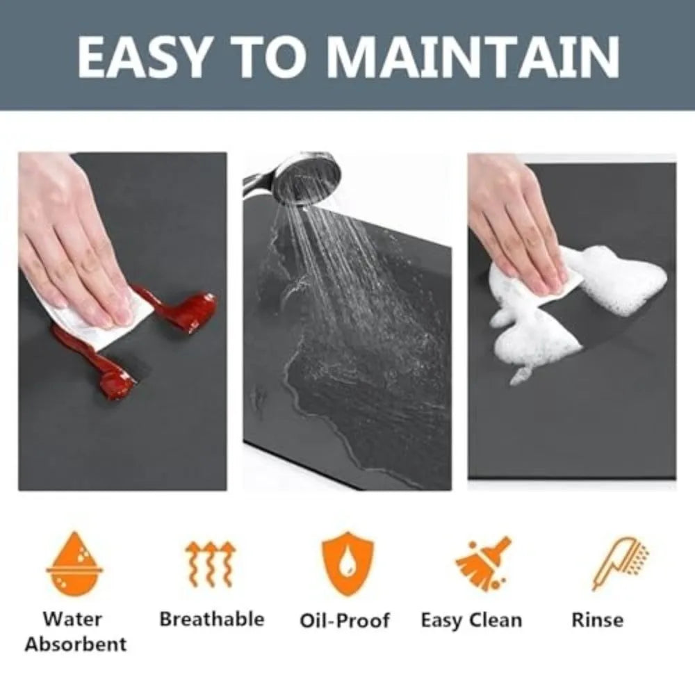 Non Slip Drying Mat Quick Dry Easy Clean