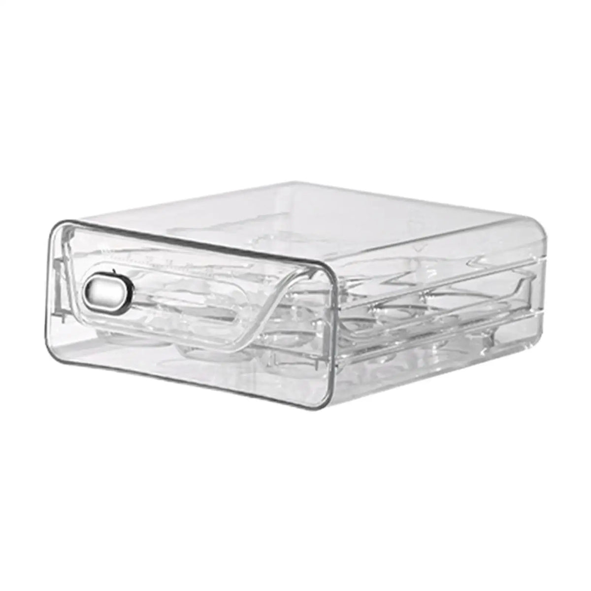 Eggs Organizer Drawer Transparent Egg Holder Double Layers