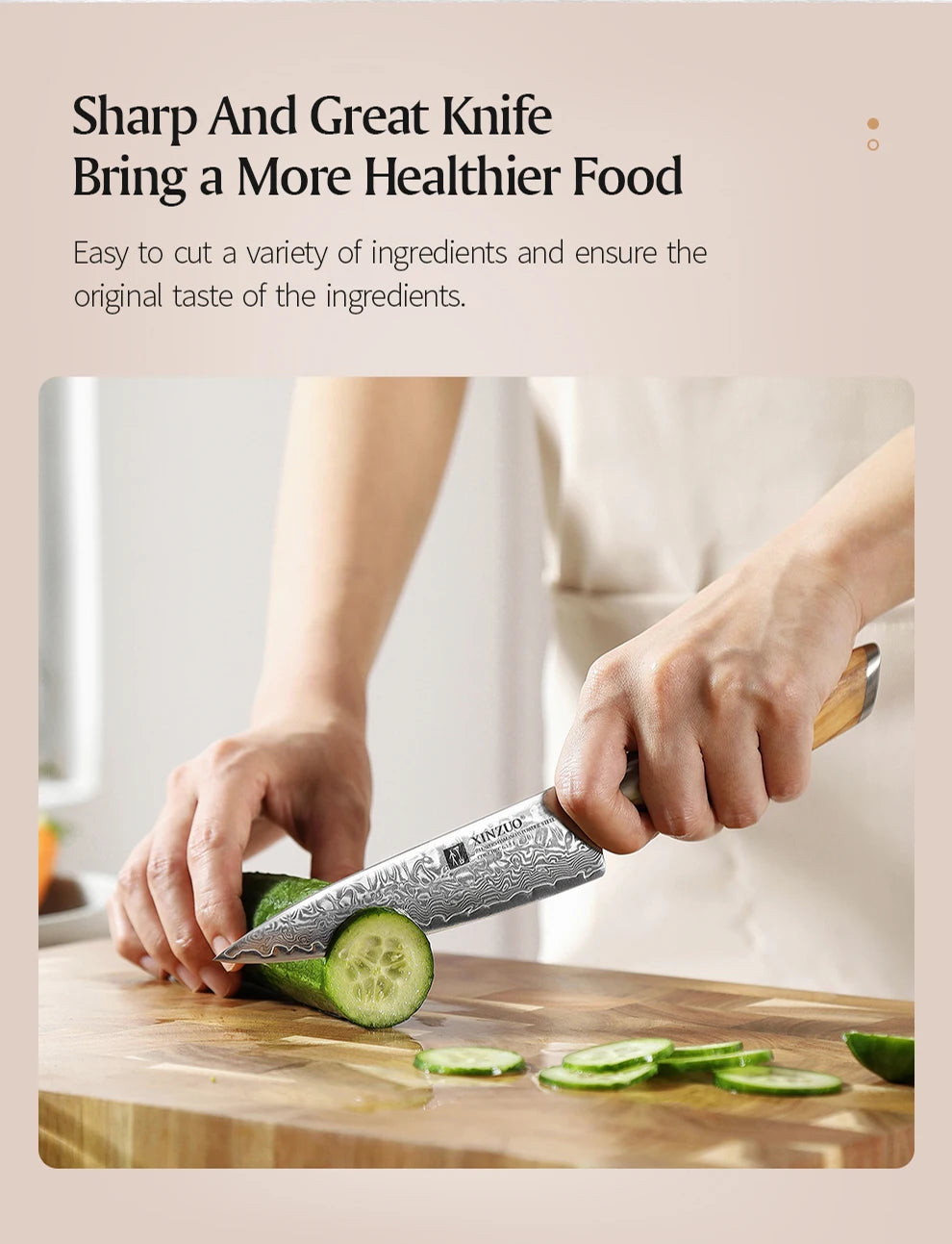 Xinzuo In Utility Knife Steel Japanese 14cr14movnb Powder