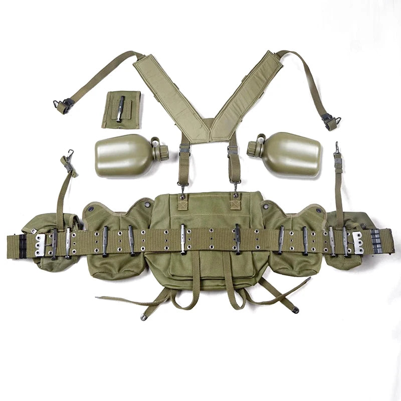 Wwii Tactical Belt M1956h Suspenders 1961 Shoulder Bag