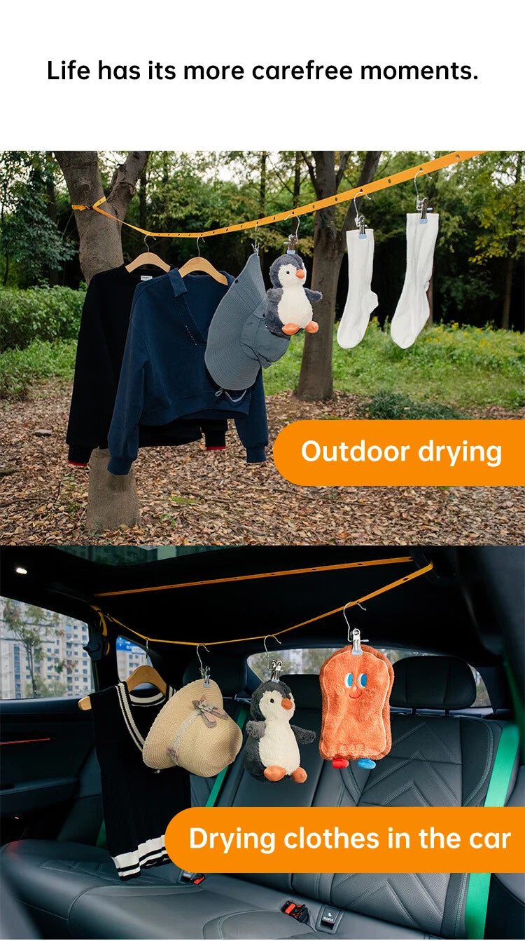 6m Retractable Car Drying Multi-Function Drying Rack Self-Driving
