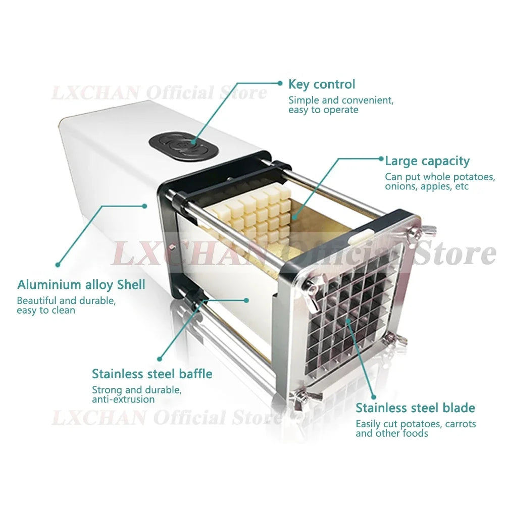 Homewise Electric Potato Cutter Potato Chip Cutter Vegetable