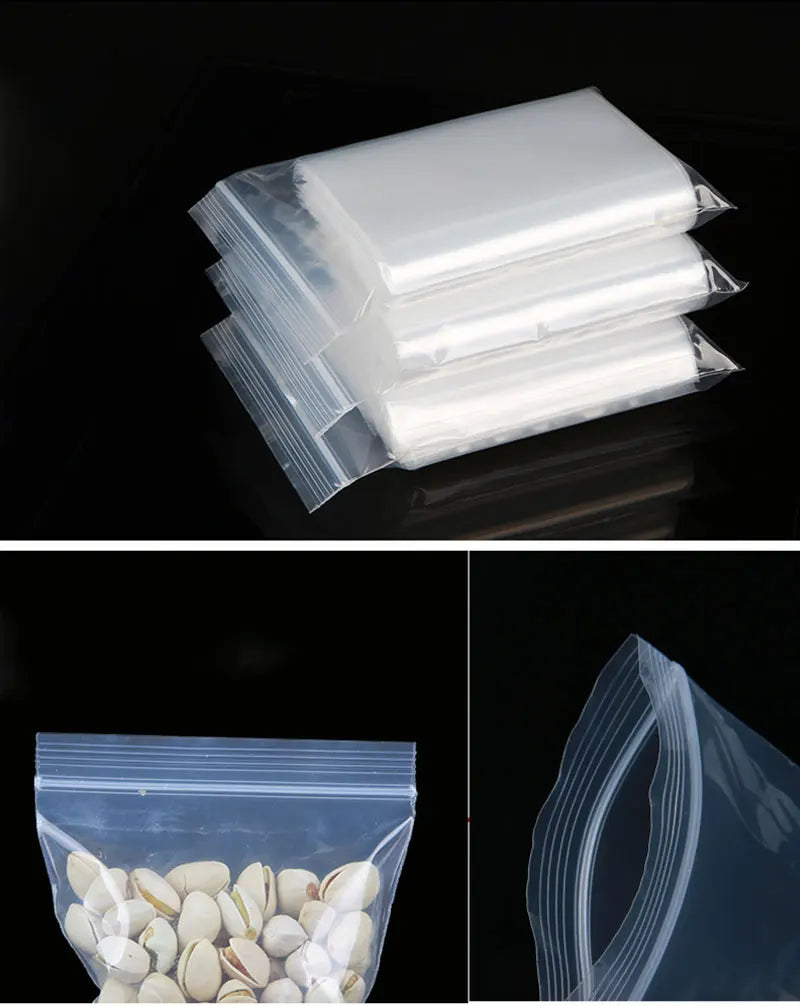 Small Zip Lock Plastic Bags Reclosable Transparent Bag