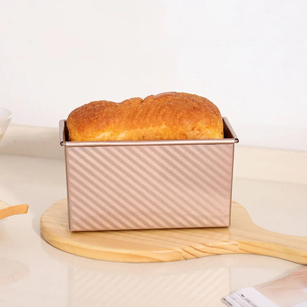 1pcs Non-Stick Pullman Loaf Pan Lid - Carbon