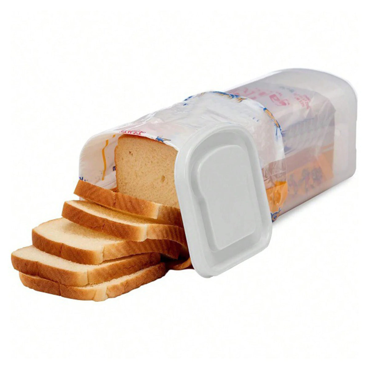Empty Airtight Bread Box Cabinet Plastic Food Storage