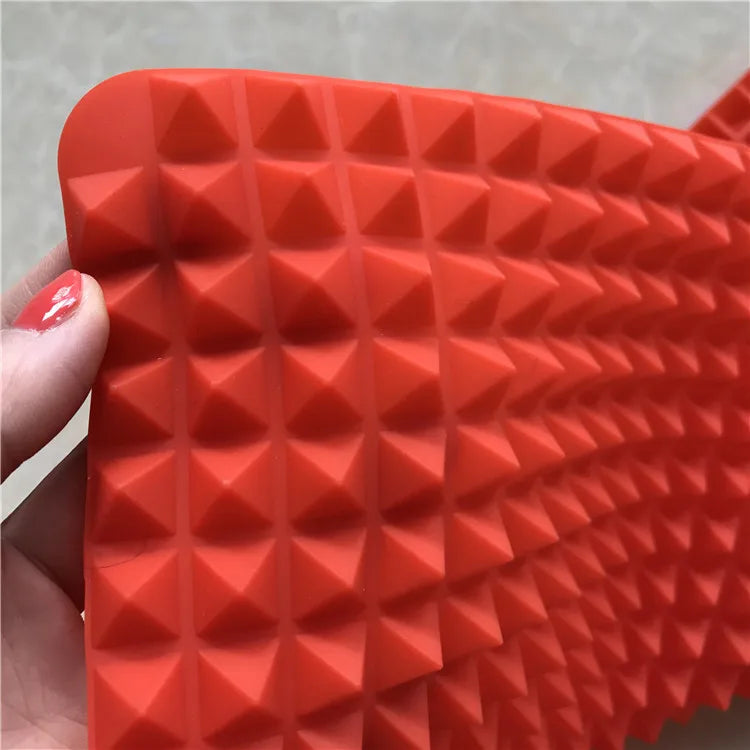 Silicone Bbq Pizza Mat Pyramid Microwave Oven Baking